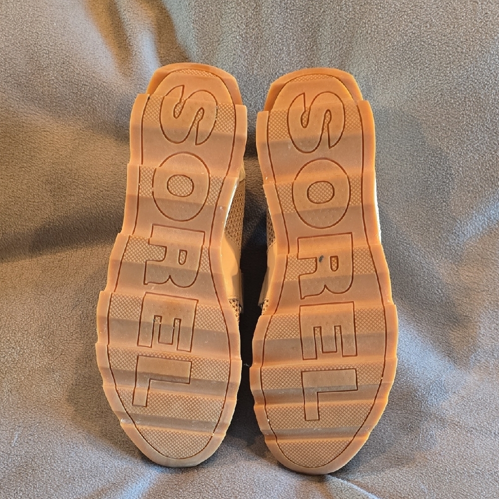 Sorel Women's Athletic Slip-On Sneakers in Cream and Tan - Picture 5 of 5